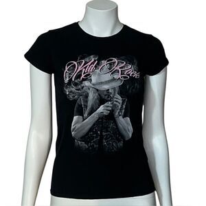 Kid Rock Women's "Bad Reputation” Tour 2022 Concert T-Shirt Black XS No Tag EUC